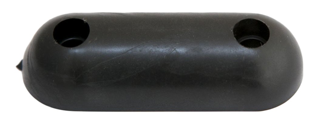 Merriway BH04470 (4 Pcs) Toilet WC Seat Buffer 60 x 22 x 12mm Black - Pack of 4 Pieces