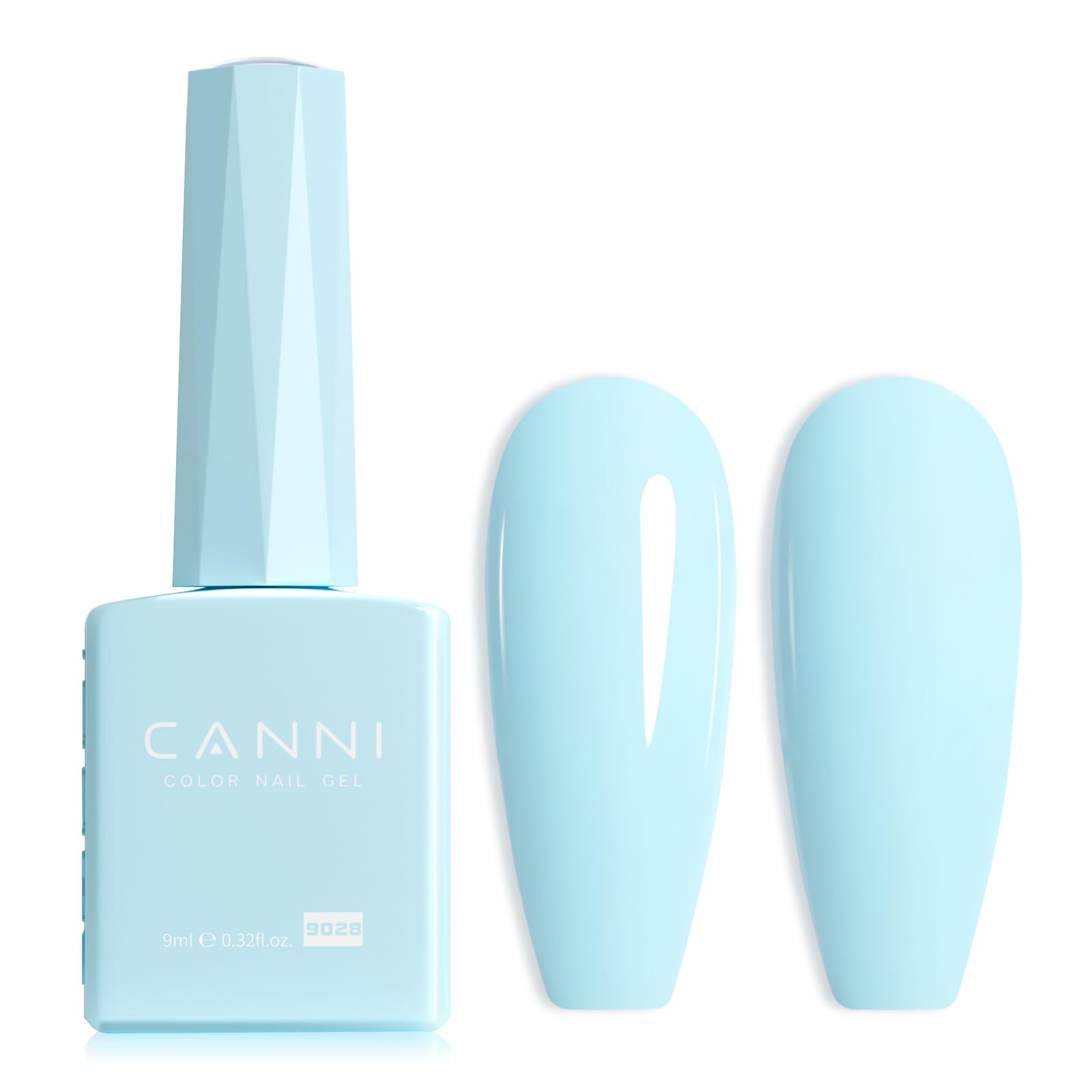 Photo 1 of CANNI Pastel Blue Gel Nail Polish, 1Pcs Light Blue Gel Polish Baby Blue Color Nail Polish Gel High Gloss Soak Off U V Gel Nail French Nail Manicure Salon DIYLPNPMEK7294157
