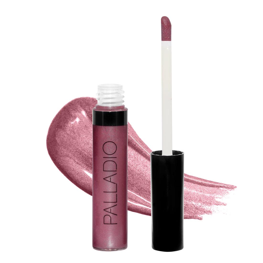 Palladio Lip Gloss, Non-Sticky Lip Gloss, Contains Vitamin E and Aloe, Offers Intense Color and Moisturization, Minimizes Lip Wrinkles, Softens Lips with Beautiful Shiny Finish, Icy Mauve — image 1