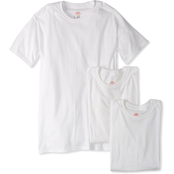 Hanes Brands 2135-XL Extra Large White Crew T-Shirt 3 Pack: Tee Shirts  (075338003627-2)