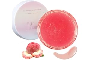 Lip Scrub, (Peach) Lip Scrubs Exfoliator & Moisturizer, Vegan Cruelty-Free Lip Sugar Scrub, Natural Gentle Lip Treatment, Dry Lip Treatment Polish & Lip Exfoliator by Samnyte