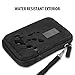 USA GEAR Ghost Hunting Equipment Case - Paranormal Equipment Bag with Scratch Resistant Interior and Hard Shell Exterior Compatible with Spirit Box SB7, SBox Spirit Box EVP Recorder & More - Black