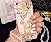iPhone 7 Plus Diamond Case, iPhone 7 Plus Crystal Rhinestone Case, Luxury Bling Crystal Diamond Clear Back Rhinestone Phone Case Cover for iPhone 7 Plus, Mouse Ears Ring Buckle