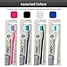 PRO-SYS Adult Soft Toothbrush - Made with Soft Dupont™ StaClean™ bristles (Colorful 4-Pack)