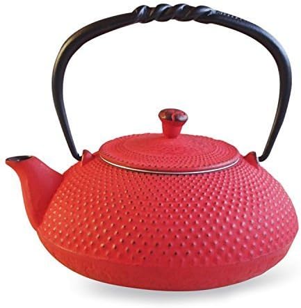 Southern iron instrument Arale small teapot / tea strainer with iron kettle 500cc (02 morning red)
