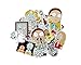 Rick And Morty Leather Biofold Wallet with FREE 35 Pcs Rick and morty Sticker Pack