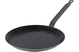 de Buyer Blue Steel Crepe/Pancake Pan, 8 Inch