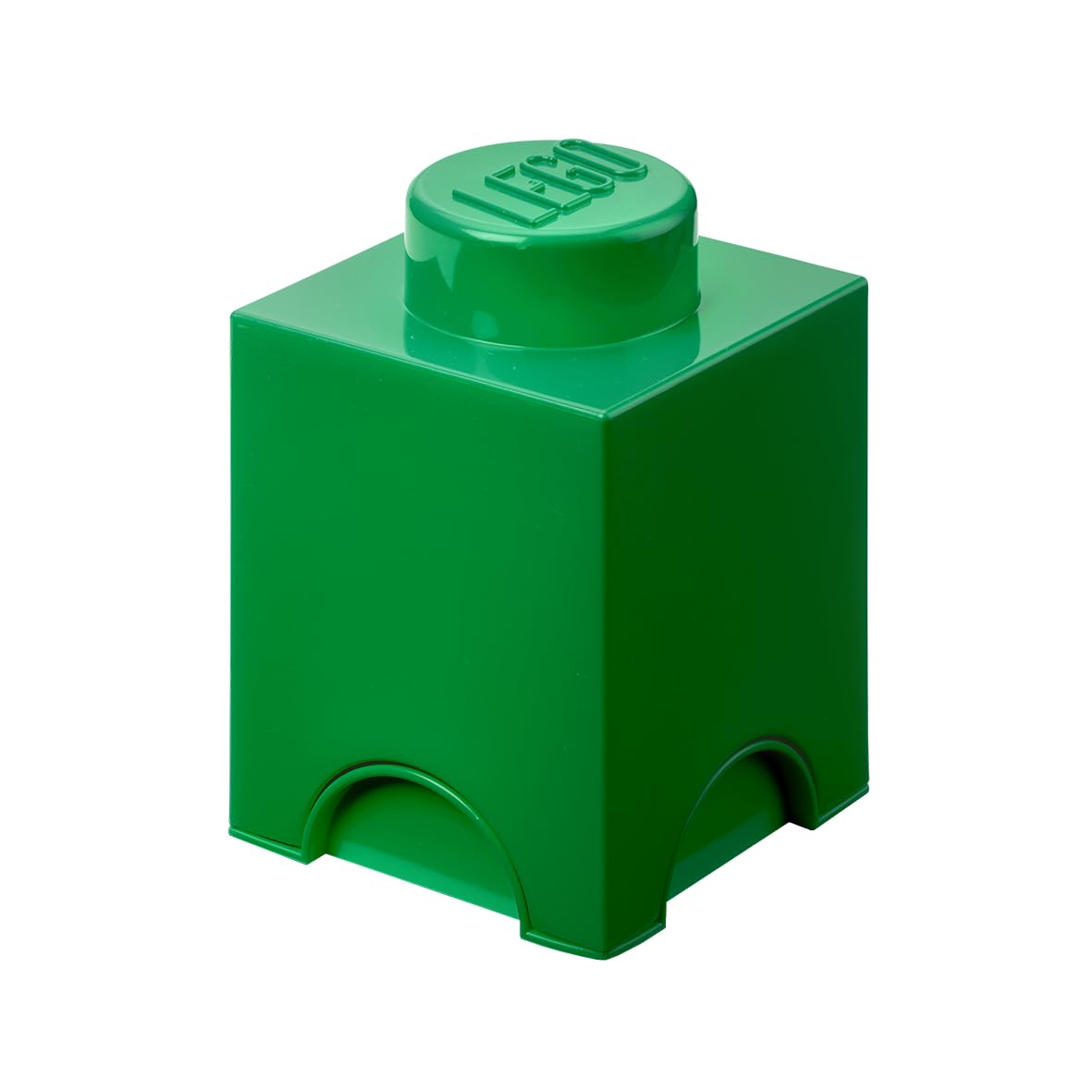 LEGO - Storage Brick (1 Knob) - Green