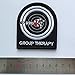 SpaceAuto Group Therapy 3D Embroidery Military Tactical Morale Badge Patch Hook & Loop 2.75
