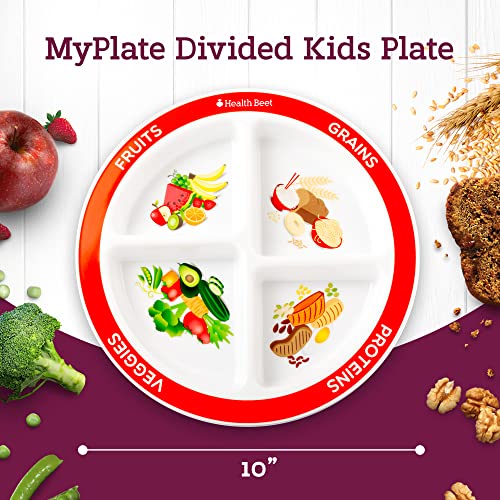 Choose MyPlate Portion Plate for Kids, Toddlers Kids Nutrition Plates