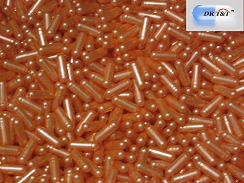 DR T&T 200 Empty gelatin gelatine Capsules,capsule gold golden for size 0 size0 by Capsugel