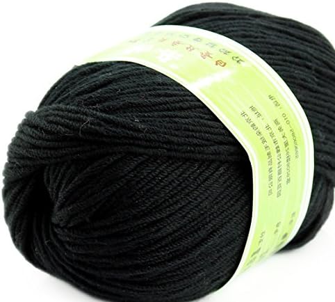 50g 1Pc Worsted Super Soft Smooth Natural Silk Wool Fiber Baby Yarn Natural Bamboo Cotton Hand Knitting DIY woolen NO.1