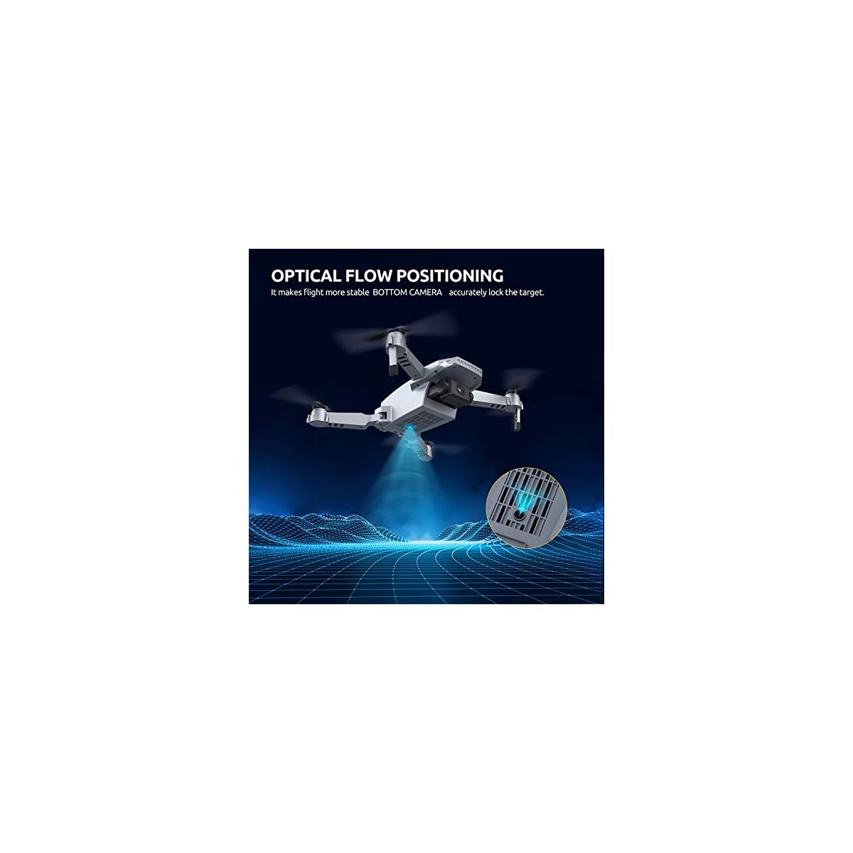 Tomzon D25 Drone with Camera for Adults 4K UHD, FPV Quadcopter Foldable