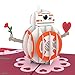 Lovepop Valentines Day Card for Her, Him - 3D Star Wars Greeting Pop-Up Cards - BB-8 Mine - 5