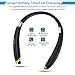 [Newest Design] Foldable Bluetooth Headphone, Souldio Upgrade Wireless Neckband Bluetooth Headset with Retractable Earbud and Foldable Design for iPhone, Android, Other Bluetooth Enabled Devices