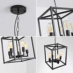 Lanhall 4-Light Farmhouse Chandelier Fixture Rustic