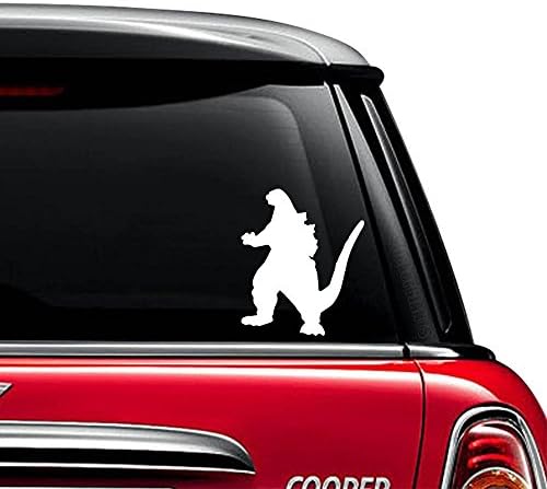 Godzilla Vinyl Decal Sticker For Car Truck Motorcycle Window Bumper Wall Laptop Size- (6 inch) / (15 cm) Wide / Color- Gloss Black