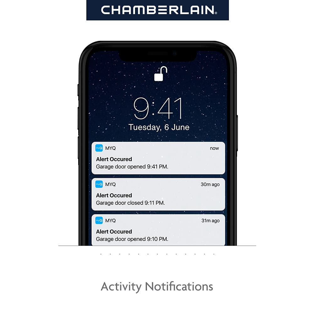 Chamberlain B2405 Quiet Wi-Fi Garage Door Opener, Wireless Keypad - Quantity 1 - View 6