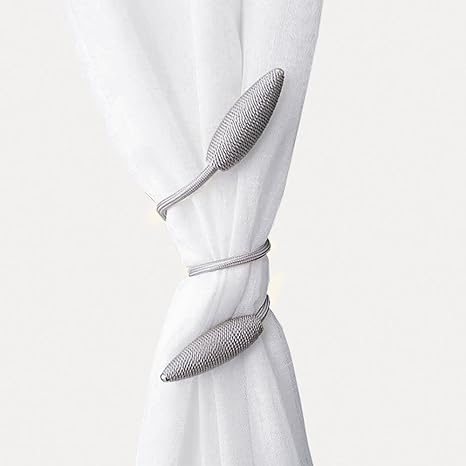 Sorliva Curtain Tiebacks 1 Pair Diy Creative Random Modeling
