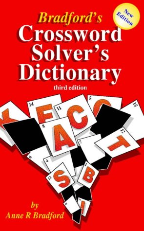 Crossword Solver S Dictionary Bradford Anne R Amazon Com Books