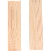 10pcs Rectangle Wood Boards Natural Pine Wood Rectangle Board Panel Unfinished Sheets Carving Blocks for Arts Crafts DIY Projects