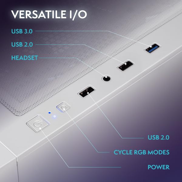 Vibox Vii-5 Gaming Pc • Intel Core I7 12700Kf 5.0Ghz • Nvidia Rtx 4060 8Gb • 16Gb Ram • 1Tb Ssd • Windows 11 • Wifi - View 8