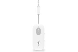 Twelve South AirFly SE | Bluetooth Wireless Audio Transmitter Adapter for AirPods/Headphones, 20+ Hr Battery, Works with 3.5mm aux Jacks on Airplanes, TVs, Gym Equipment, and Travel
