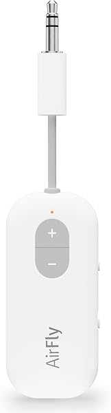 Twelve South AirFly SE | Bluetooth Wireless Audio Transmitter Adapter for AirPods/Headphones, 20+ Hr Battery, Works with 3.5m