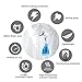 WeyTy Garment Steamer Handheld Fabric Steamer 15 Seconds Fast Steaming 280ml Removable Water Tank Vertical And Horizontal Steam Dual-Use Clothes Steamer For Home & Travel & Vacation,Blue