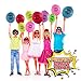 Lorenz Novelties Superhero Masks, Punch Balloons. 12 Balloons, 12 Masks. Party Favors for Kids. Birthday Supplies.