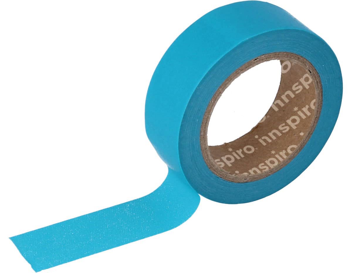 INNSPIRO Blue Washi Masking Tape 15 mm x 10 mm Ultramar Series
