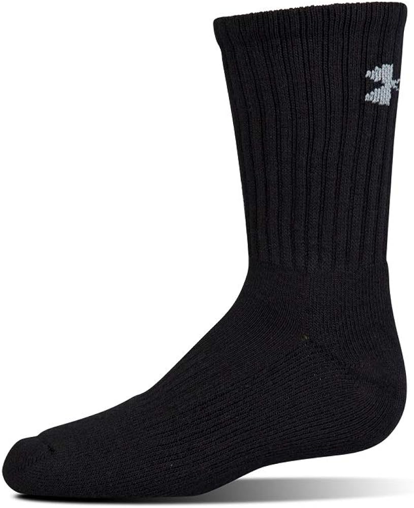 Under Armour Adult Charged Cotton 2.0 Crew Socks, 6-Pairs: Clothing