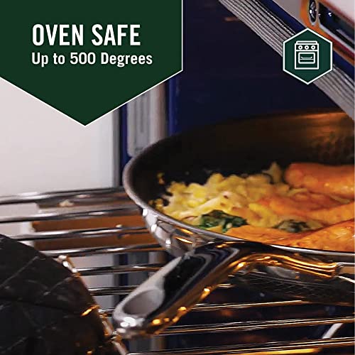 HexClad 14 Inch Hybrid Stainless Steel Wok Pan with Stay Cool Handle