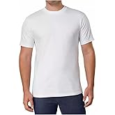 Kirkland Signature Kirkland Men's Crew Neck White T-Shirts Pack of 6, White, Medium