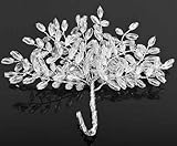 Package of 12 Silver Wire & Beads Floral Sprays 5