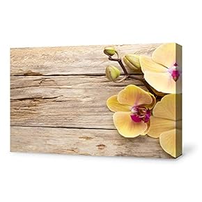 Canvas Wall Art for Living Room,Bedroom Home Artwork Paintings Orchid SPA Backgrounds Ready to Hang - 12x18 inches