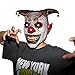 XIAO MO GU Halloween Clown Mask Jingle Jangle Scary Clown Mask Halloween Party Costume Decorations
