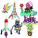 Merlion 3D Pen for Kids,Toys for Kids 3D Pen with 1.75mm PLA Filament Pack of 12, Each Color 10 Feet, 3D Printing Pen with OLED Screen is for Kids,Artist, Adults Upgraded