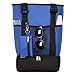 2 in 1 Shopping Bag Tote with Insulated Cooler and Coin Pouch for Beach, Picnic, Blue 20-23L