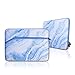 Cosmos Neoprene Protective Laptop Notebook Sleeve Case Bag for Old MacBook Pro 13'' / MacBook Air 13''/ Old MacBook Pro Retina Display 13'' (White Blue Marble Pattern)