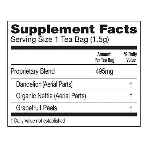 Lipton Herbal Supplement with Green Tea Detox 15 ct, Pack of 4 Pricepulse