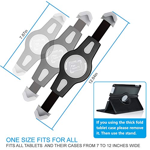 Portable iPad Tablet Tripod Adjustable Stand, Costech Universal 360Â° Rotatable Height Adjustable with Portable Carry Bag for 7 to 12 Inch iPad and Tablet