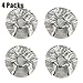 Tire Covers for RV Wheel 30 inch Set of 4 Waterproof Oxford Tires Protector Covers for Motorhome Truck Trailer Camper Auto (30'' for Tire Diameter 76cm, Tire Width 30cm