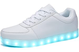 SANYES USB Charging Light Up Shoes Sports LED Shoes Dancing Sneakers