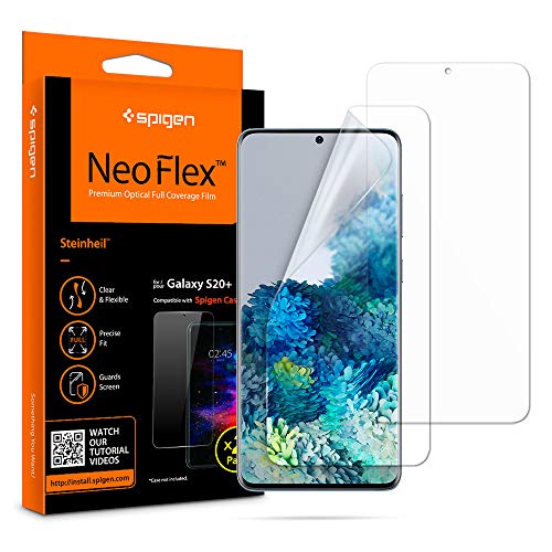 Spigen NeoFlex, Wet and Easy Application, TPU Film, Not Tempered Glass, Full coverage, Case Friendly, Screen Guard for S