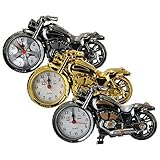 Pink Lizard Creative Plastic Motorcycle Motorbike Quartz Alarm Clock