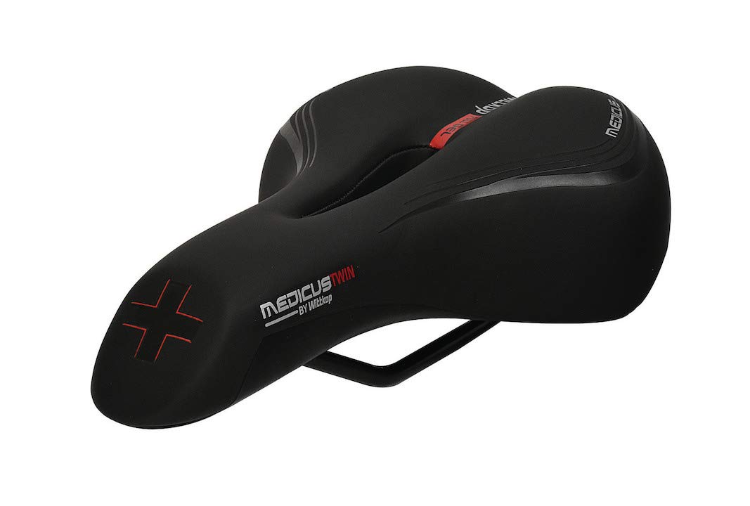 Wittkop Men's Medicus Twin 1.0 City Bike Saddle, Black
