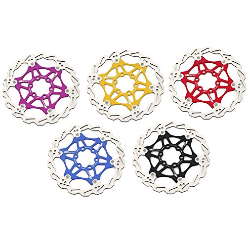 SCASTOE 1Pc Bicycle Mountain Bike MTB Brake Float Floating Disc Rotors Plate 160mm New (Blue)