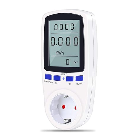 Energiekostenmessgerät, Strommessgerät Energiemessgerät Stromkostenmessgerät Stromverbrauchszähler KWh Zähler Wattmeter Strom