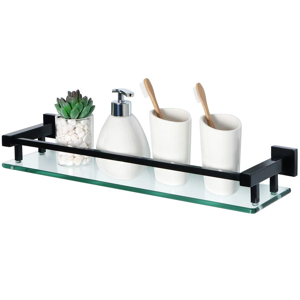 Alise GC2000B Bathroom Shelves Shower Glass Shelf Wall Mount,SUS 304 Stainless 1729902828480 eBay